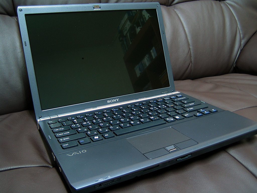 소니 바이오 SR36 상판개봉 소니 바이오 VGN-SR36LN 구입 - 상판열었을때 사진