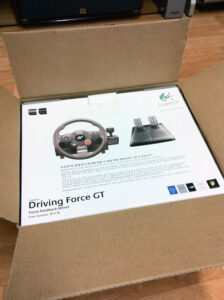로지텍 드라이빙 포스GT 구입 , 간이거치대 조립