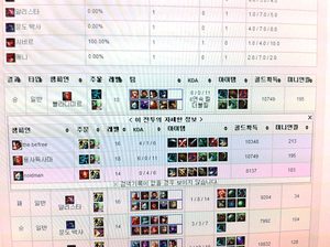 리그 오브 레전드 연습 중