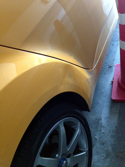 벨로스터 고속도로 접촉사고 수리기록