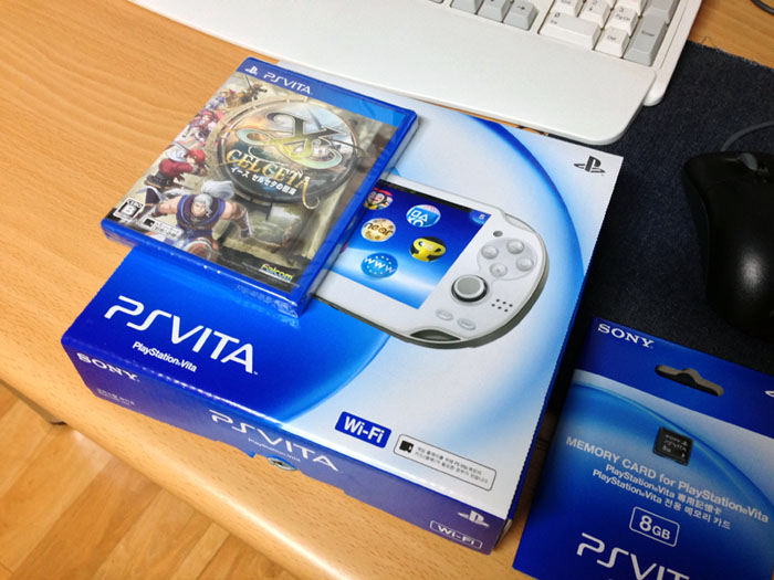 [PS VITA] PS 비타 구입 , 이스 셀세타의 수해(일판)