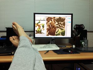근황 – 주말 깜짝 외주, 가을