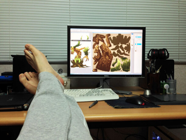 근황 – 주말 깜짝 외주 , 가을