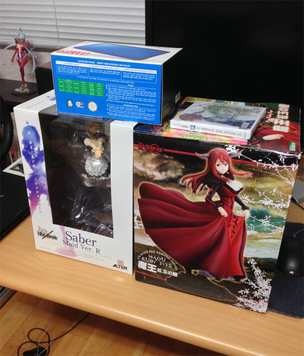 피규어 구입 – 마오유우 마왕 , 알터 세이버 메이드 Ver.R