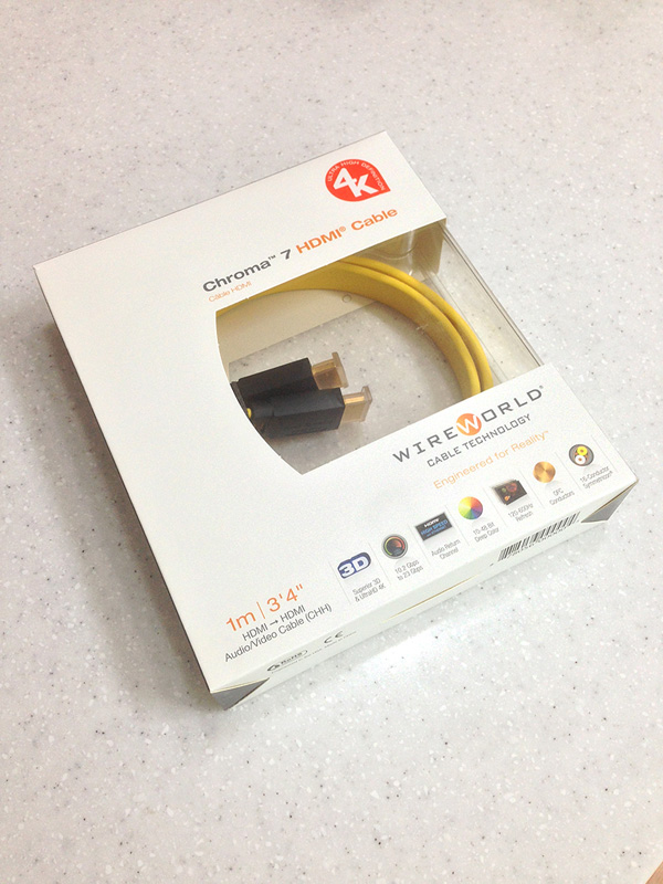 와이어월드 케이블 – 엔트리급 HDMI 1.4a 크로마7