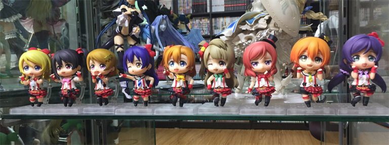 러브라이브! 뮤즈 무대복 넨도로이드 전원세트