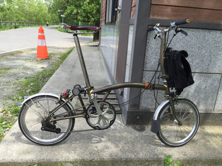 브롬톤 외장3단 장착