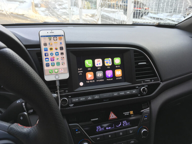 아반떼 애플 카플레이 및 근황