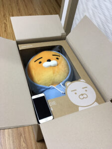 조카 사진 – 인형 선물
