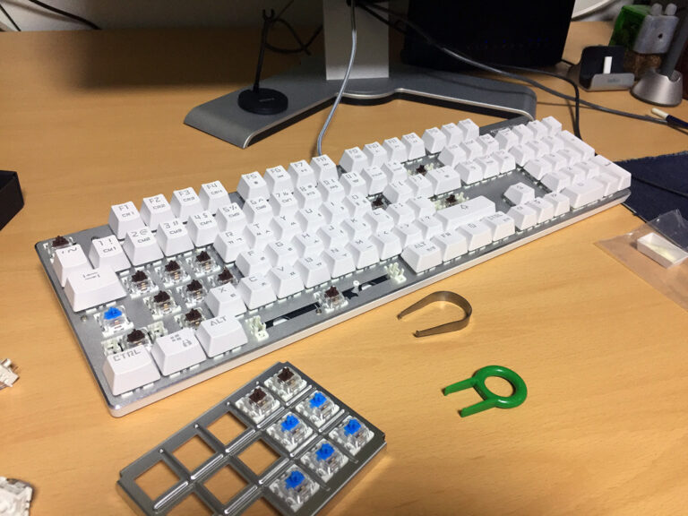 제닉스 스톰X 마크5 키보드 축교환