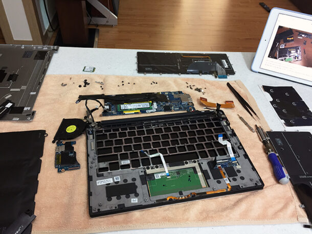 Dell xps13 9350 키보드 자가교체