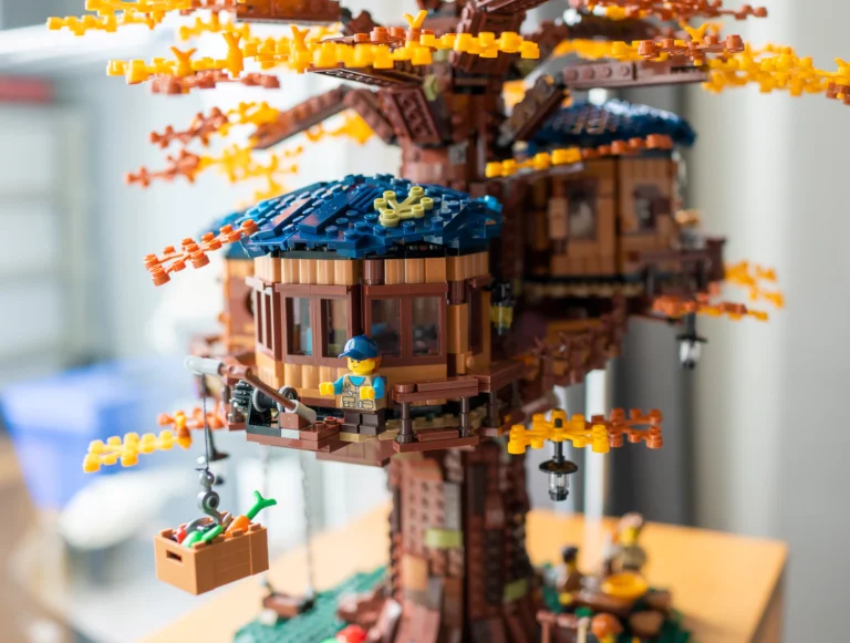 화분 대신 레고 트리하우스 : 나뭇잎 색상 변경 가능