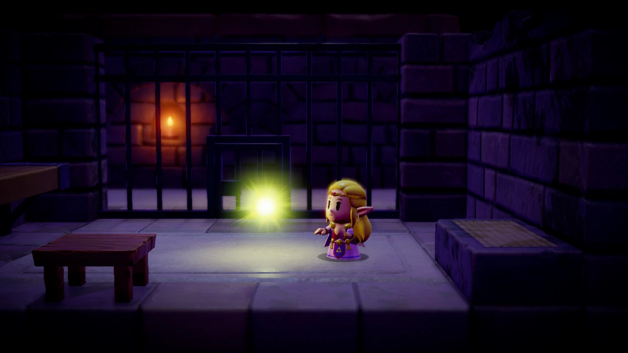 감옥에 갇친 젤다공주. 파이와의 만남