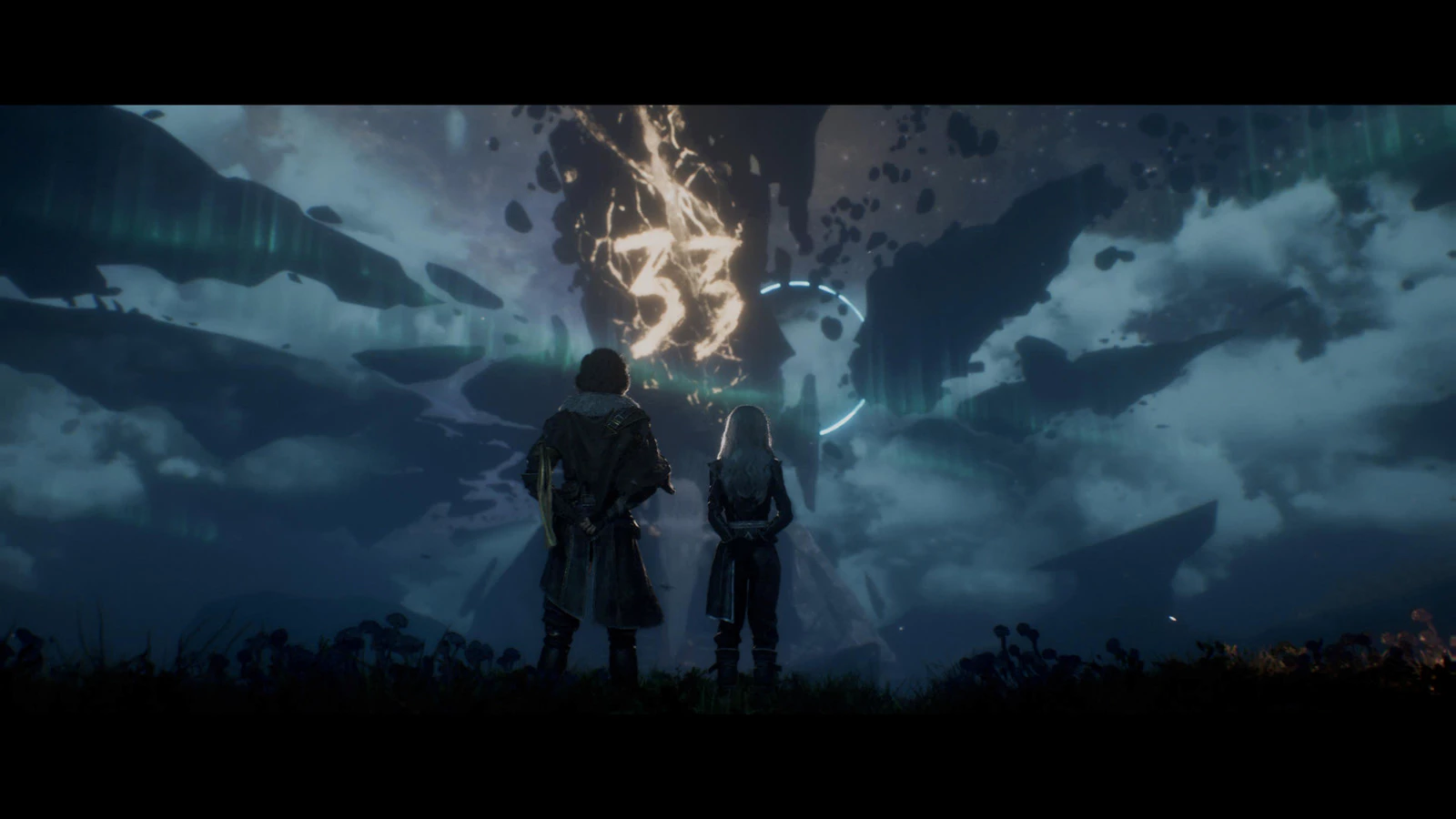 야영장에서 보는 거석