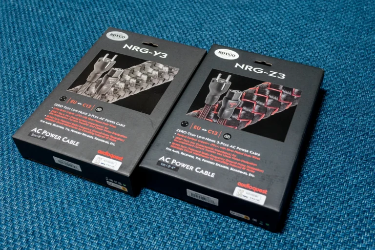 앰프용 파워케이블 – 오디오퀘스트 NRG-Y3 , Z3